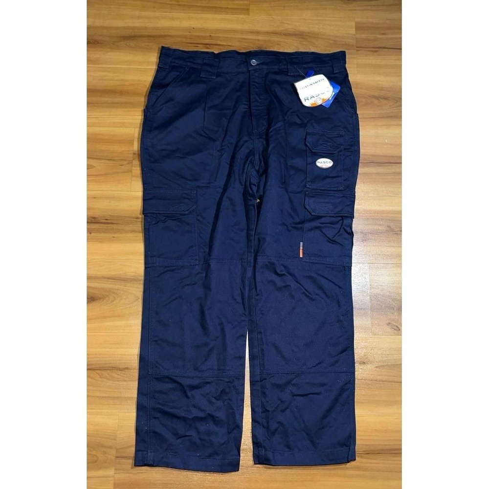 Mens NWT Rasco FR Flame Resistant Navy Cargo Utility Tactical Pants
